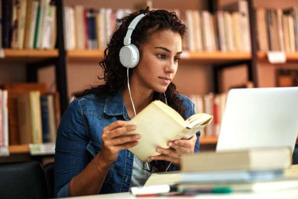 Woman studying 